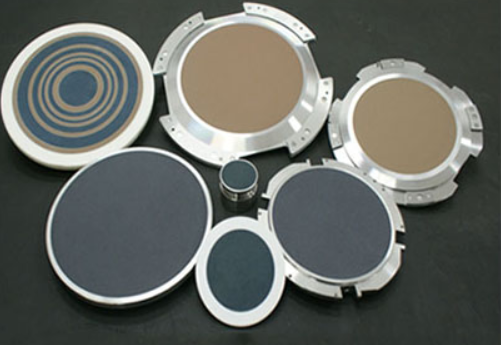 Vakuumska vpenjalna glava iz poroznega aluminijevega oksida