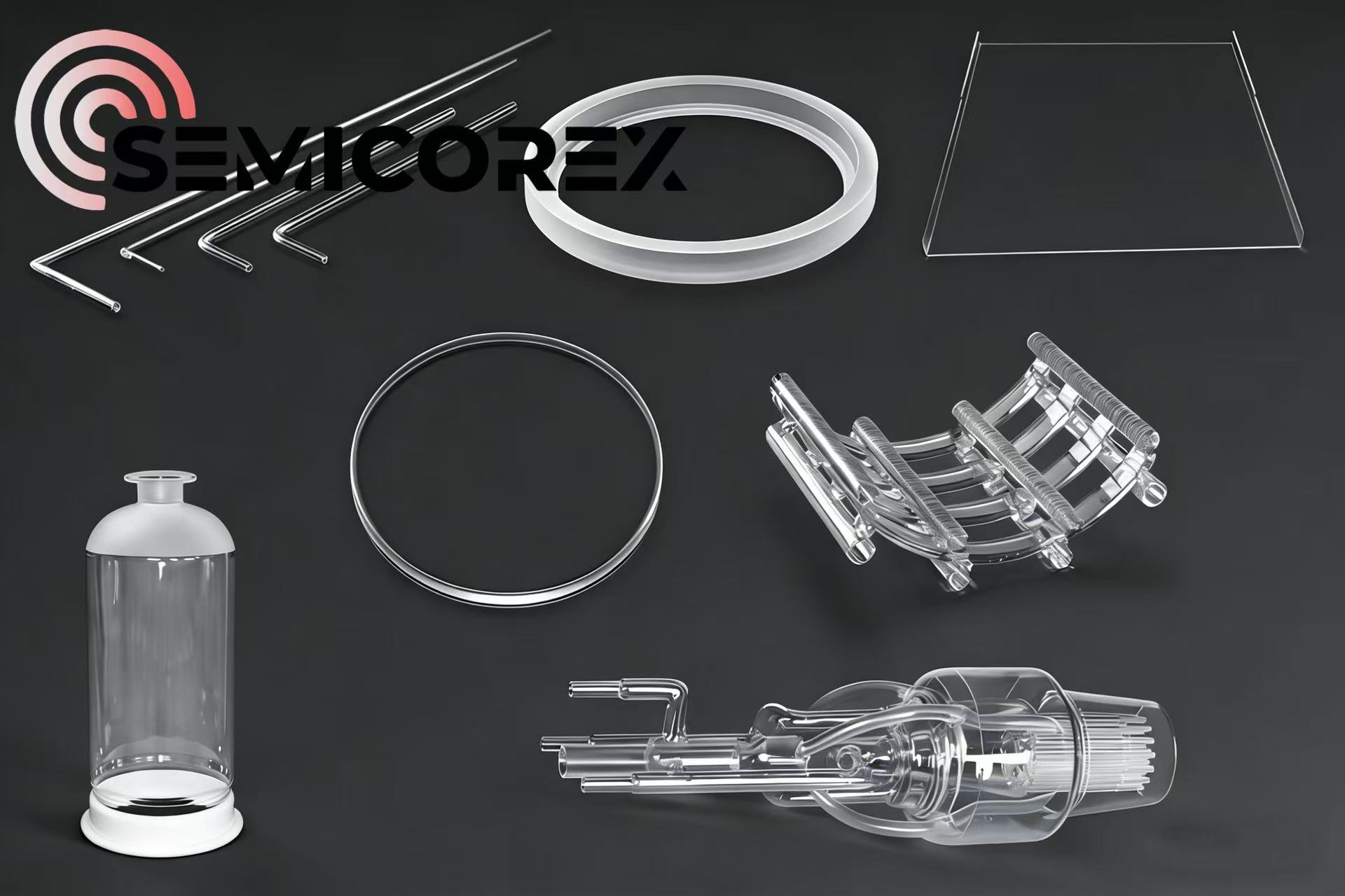 Običajne polprevodniške kvarčne komponente in aplikacije