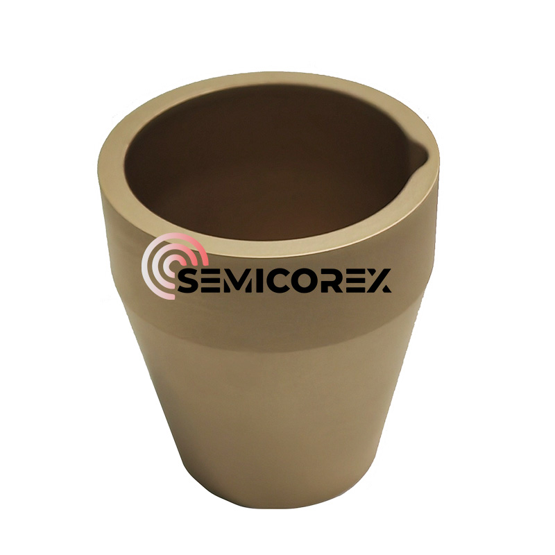 TaC prevlečen grafitni lonček